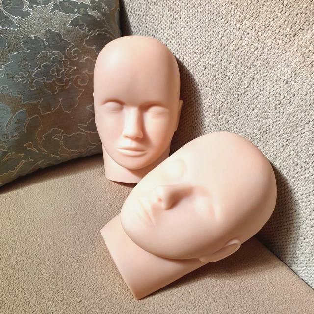 Patung Kepala Manekin Kursus / Mannequin Head Training Sulam &amp; Eyelash Extension