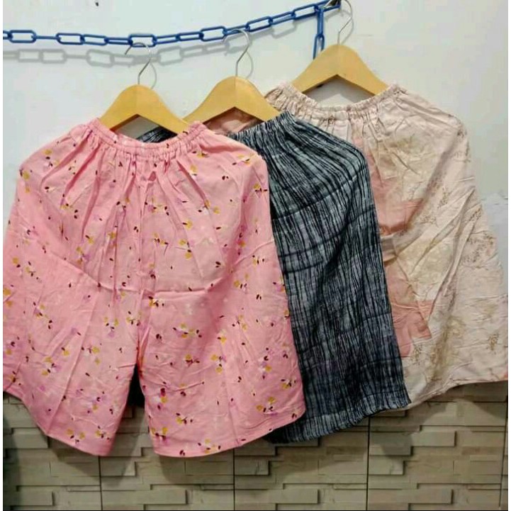 Promo 1 Lusin 12 Pcs Celana Kolor Pendek Pria & Wanita / Dewasa & Remaja