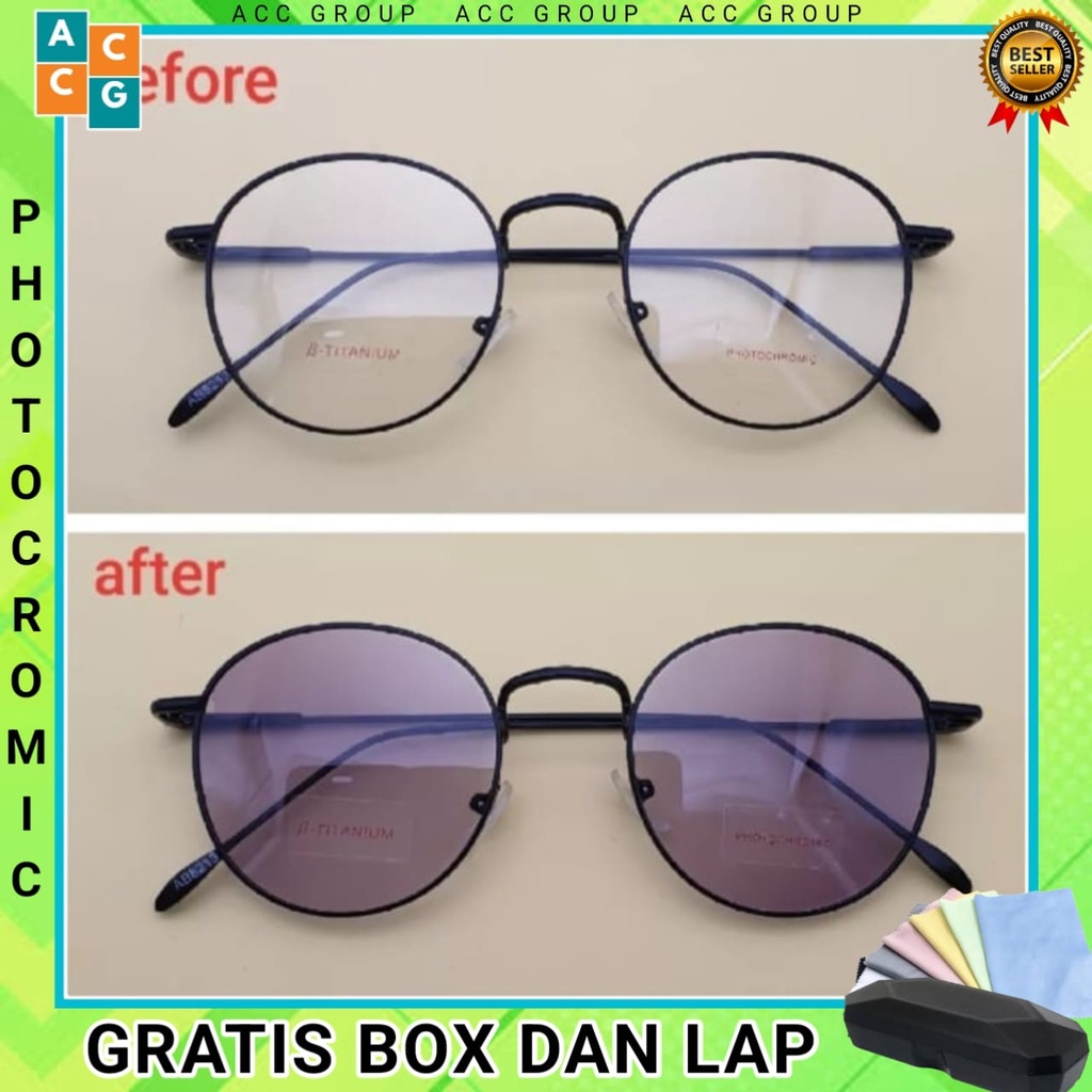 KACAMATA PHOTOCROMIC FASHION WANITA/PRIA TERKINI