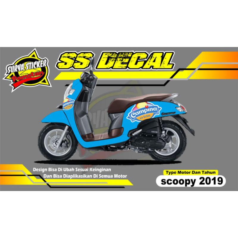 

scoopy stiping label eskrim