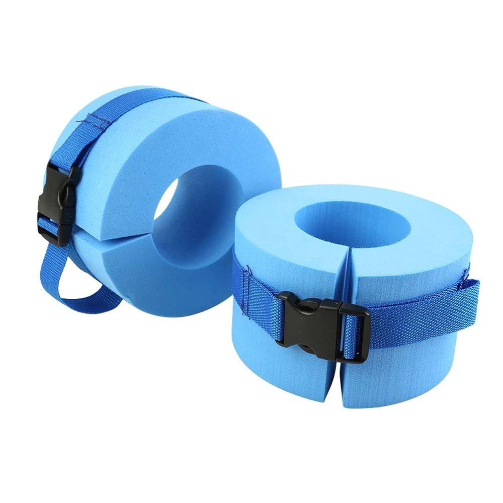 Lanfy Float Ring Water Sports Blue Wrist Untuk Pergelangan Kaki Untuk Bobot Renang Busa Lengan