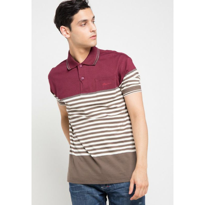 kaos pria polo shirt Hassenda original