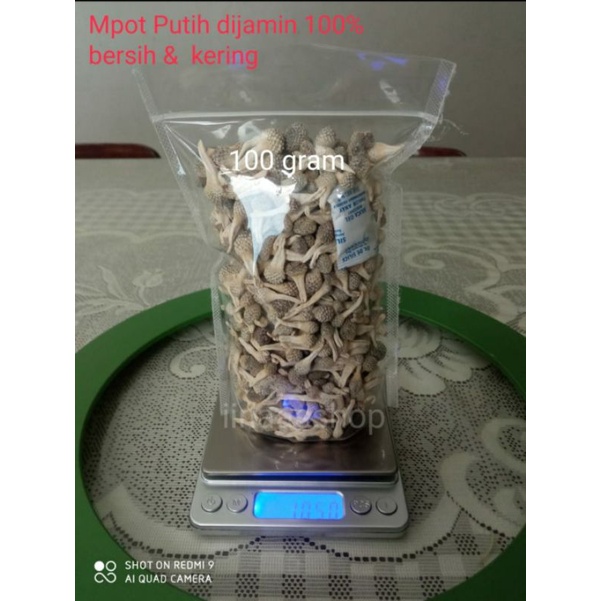 

EMPOT PUTIH HITAM KUALITAS SUPER DUPER PREMIUM FRESH 100 GRAM