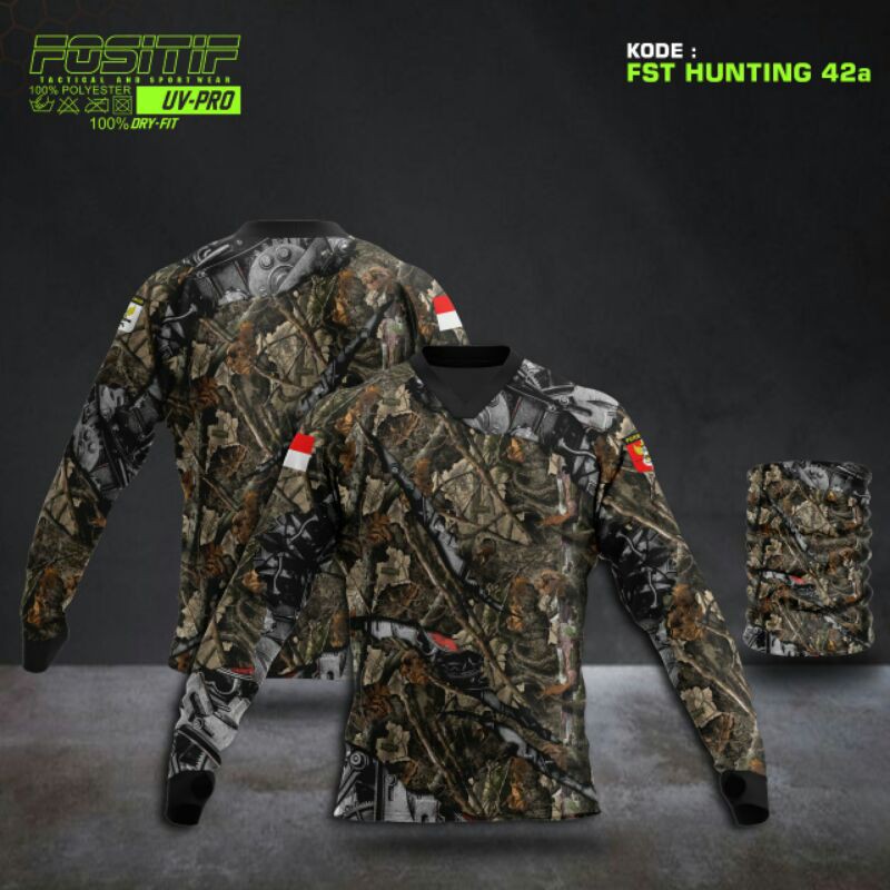 Kaos Kombinasi Perbakin camo