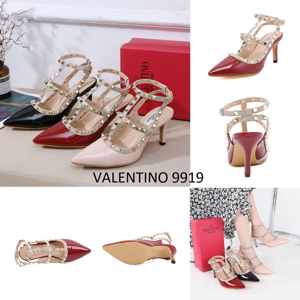 SEPATU HIGH HEELS SLINGBACK SHOES 9919