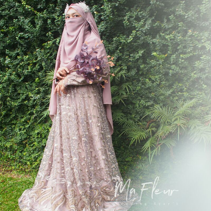 Preloved Gaun Pengantin Syar'i Gaun Walimah Syar'i Gaun Syar'i