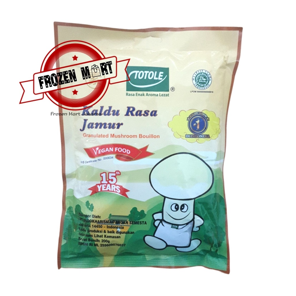 

TOTOLE KALDU RASA JAMUR 200GR