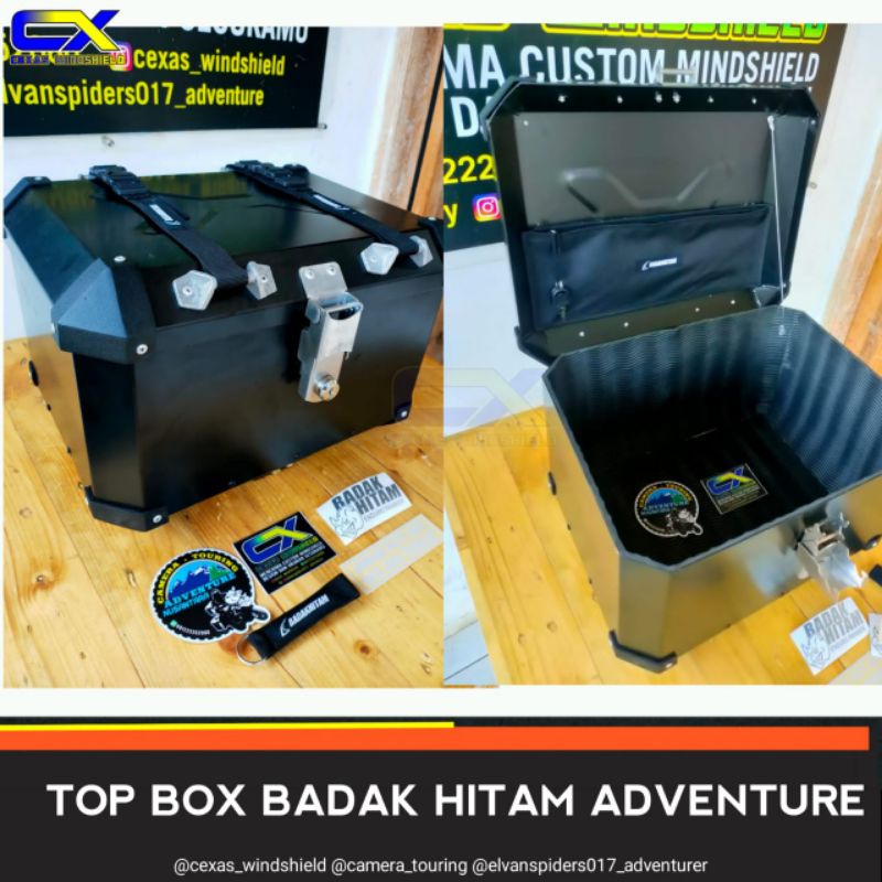 Top Box Panier Badak Hitam 38 Liter
