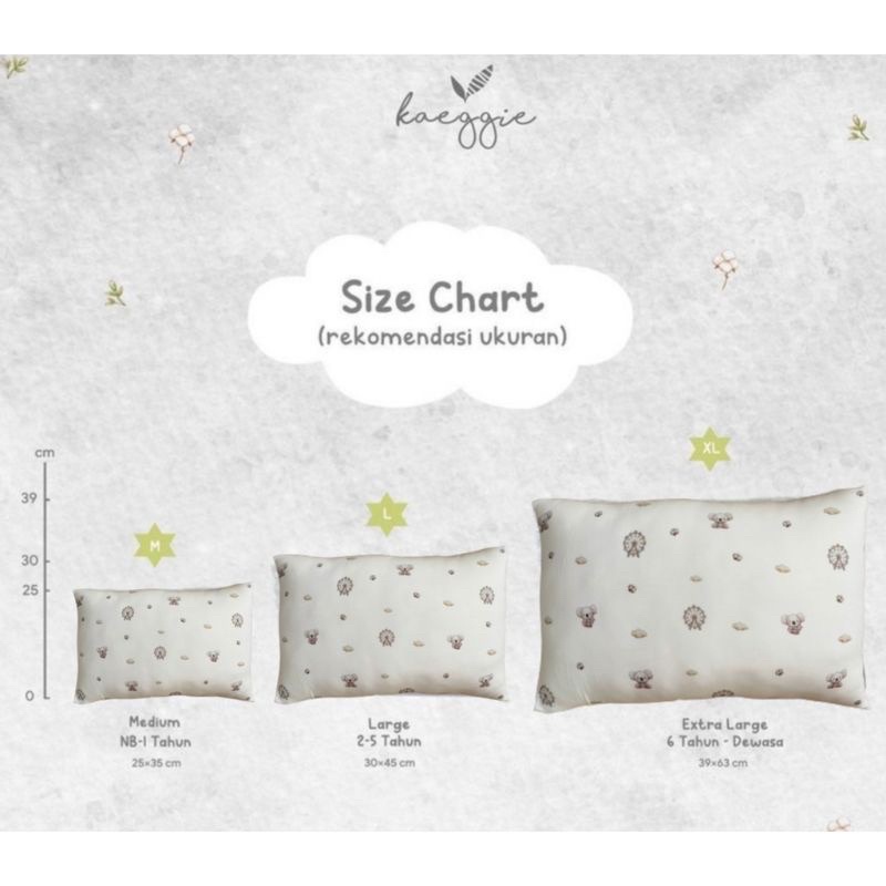 Jual Kaeggie bamboo pillow bantal bambu putih pattern Shopee Indonesia