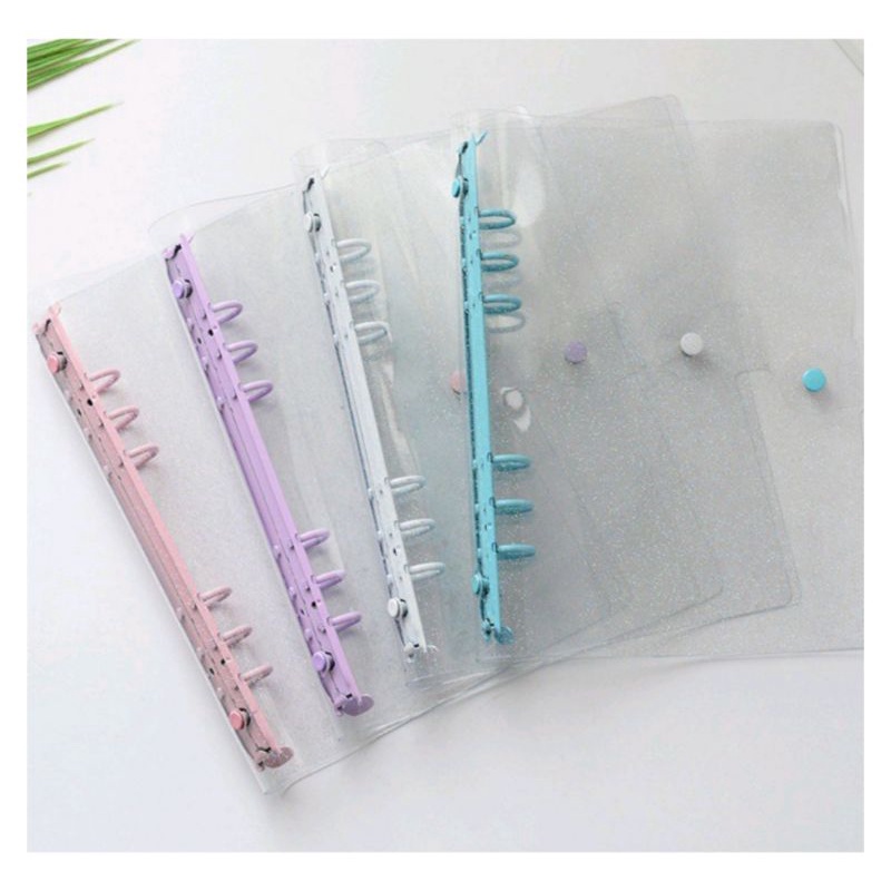 

A6/A5 Binder PVC Glitter 6 Hole