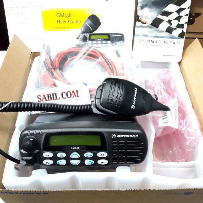 JUAL RADIO RIG MOTOROLA GM 338 UHF 40 Watt - UHF 400MHz GARANSI RESMI