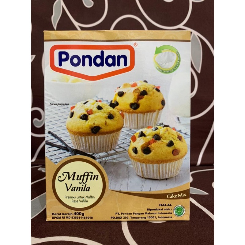 

Pondan Muffin Vanilla 400grm