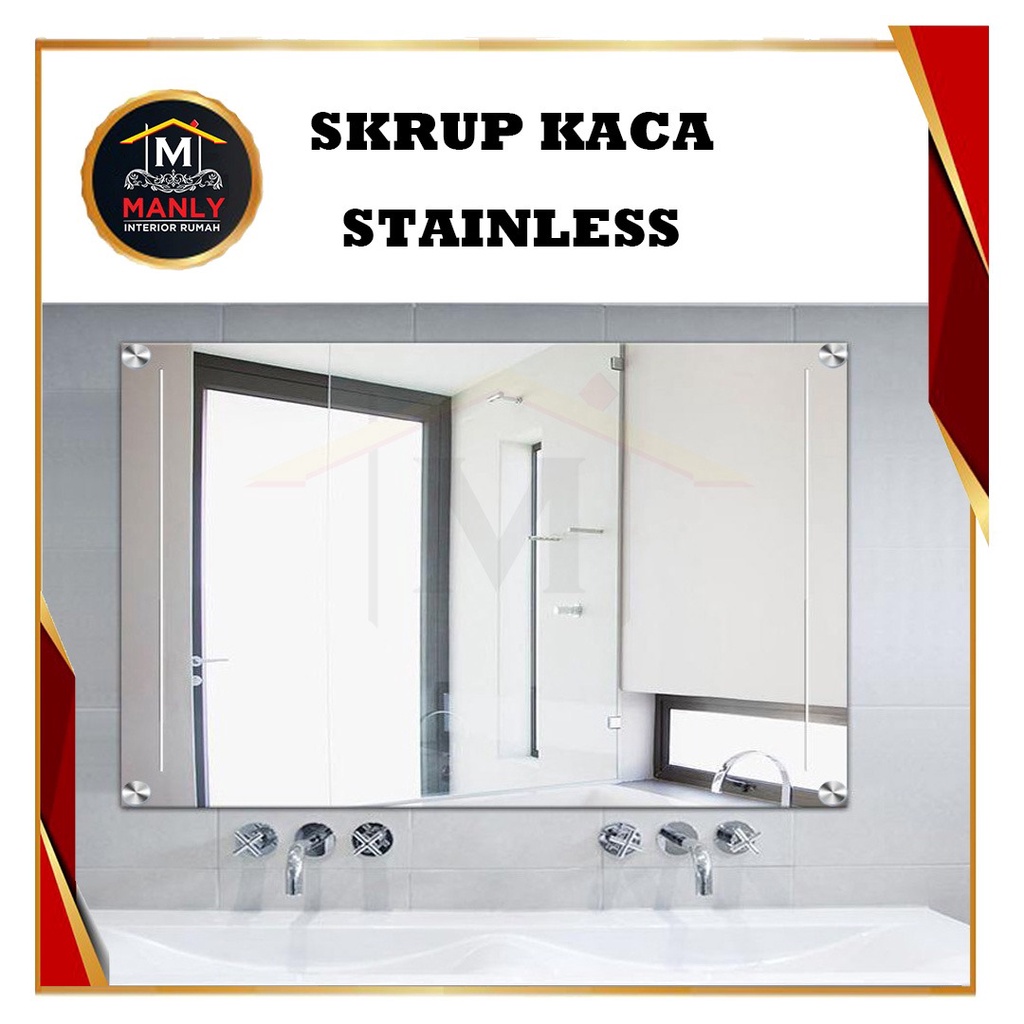 Skrup Kaca Skrup Kayu Tutup Skrup Stainless Steel SKSS 16 19 22 25 30 mm Huben