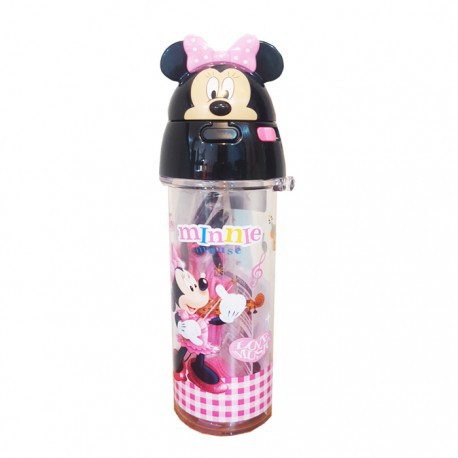 Botol Minum Karakter Mickey Minnie Drinking Bottle Water BPA Free Anti Bocor 4254 4255 500ml