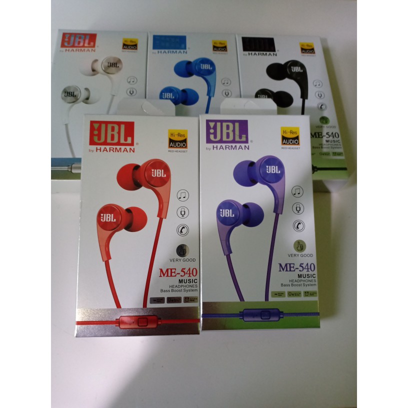 Headset JBL ME-540 BY HARMAN Earphone Handsfree Universa
