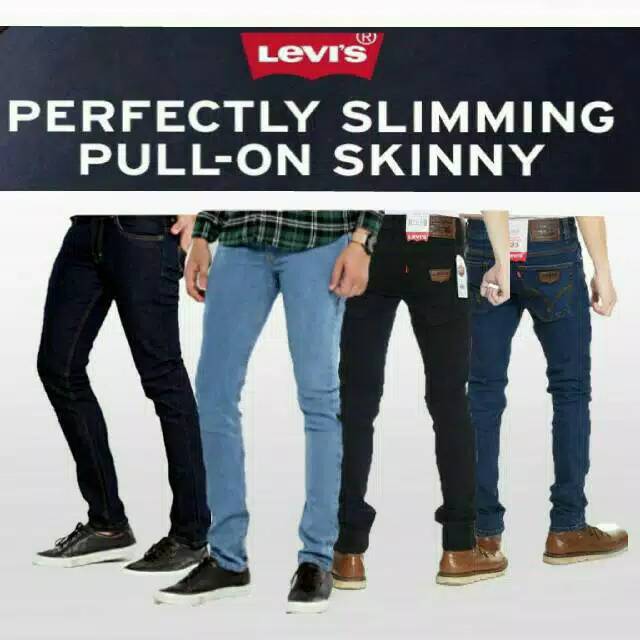 Celana panjang jeans skinny slimfit levis pria | celana levis | celama murah | celana cowok denim