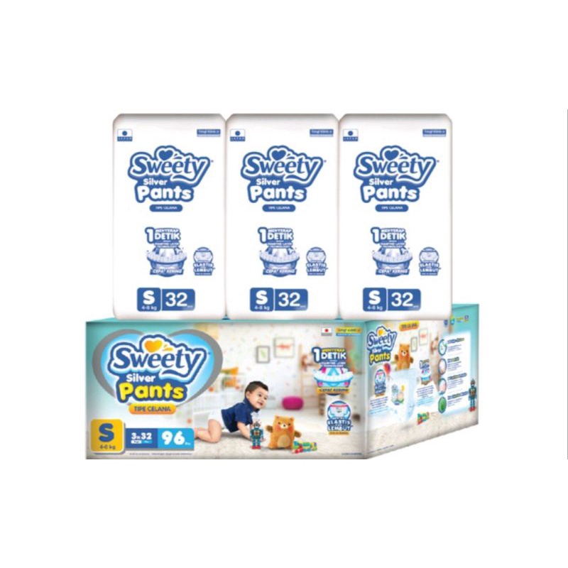 Swetty Silver Pants S 32