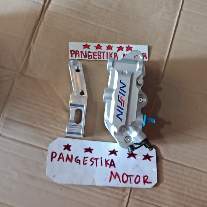 Jual KALIPER MONOBLOCK NISSIN PLUS BREKET BOTTOM RT 6 STAGE FINO-MIO Diskon