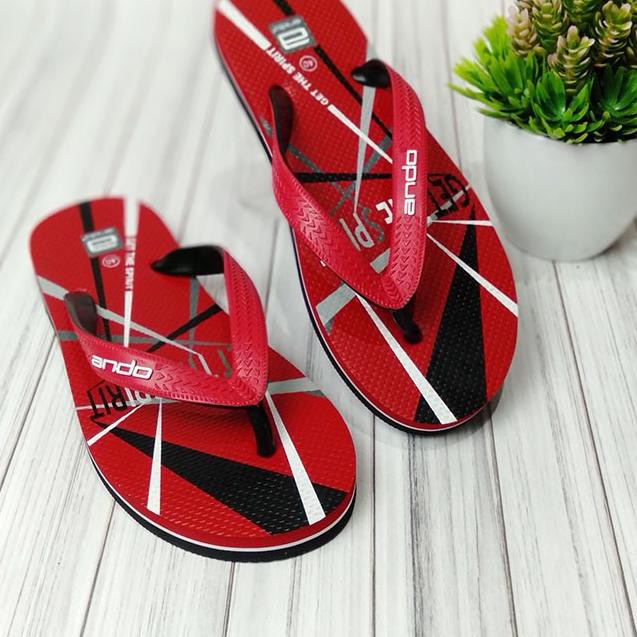  F037  SANDAL  JEPIT CASUAL ANDO  HAVANA 08  Shopee 