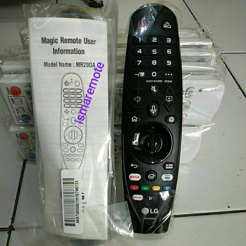 REMOTE REMOT TV LG SMART TV MR20GA AKB75855501