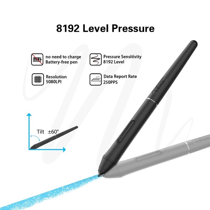 VEIKK VK640 Digital Graphic Drawing Pen Tablet OSU Alter S640 A30 A50