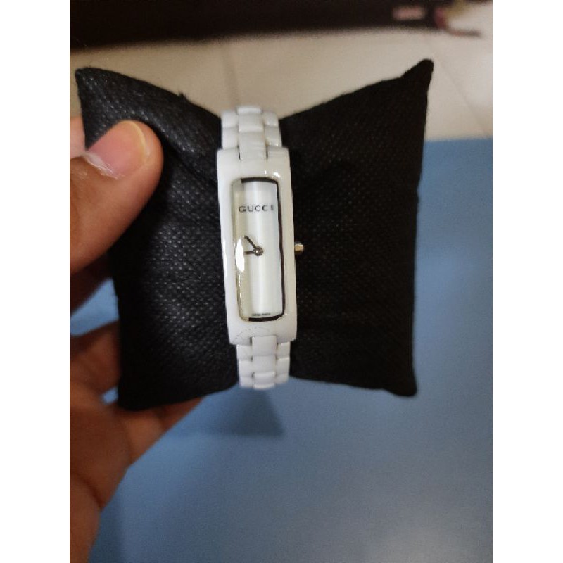 preloved PL jam tangan gucci keramik