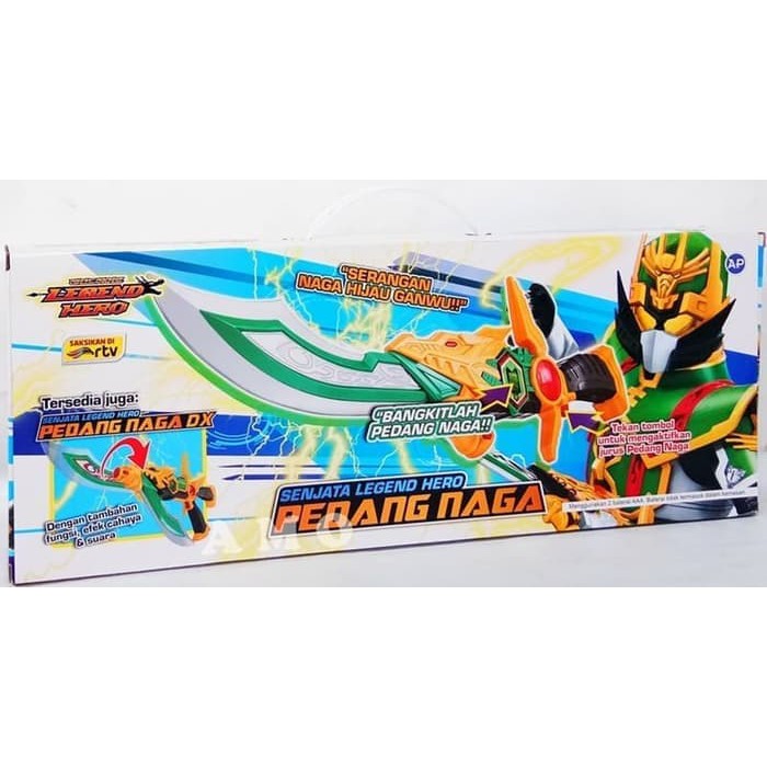 Terlaris SENJATA LEGEND HERO PEDANG NAGA HIJAU GANWU 303211