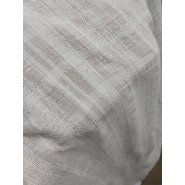 Kain Katun Linen Lurex