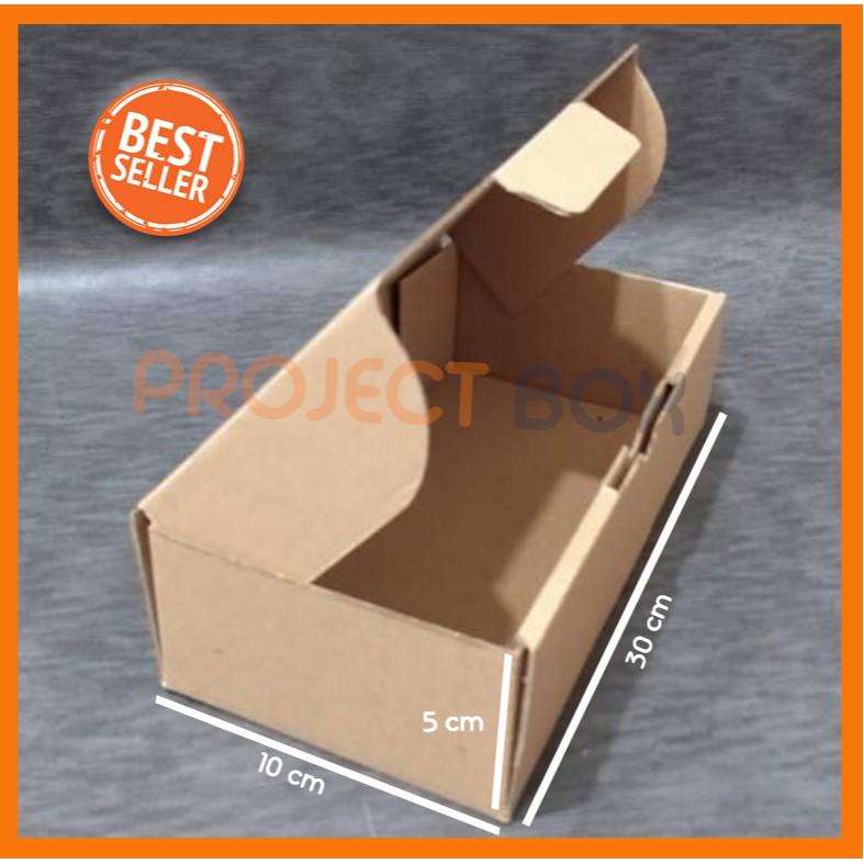 

KARDUS BOX PACKING POLOS Uk. 30x10x5 / BOX DIE CUT / CUSTOM BOX