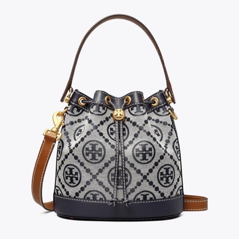 TB Monogram Bucket Bag