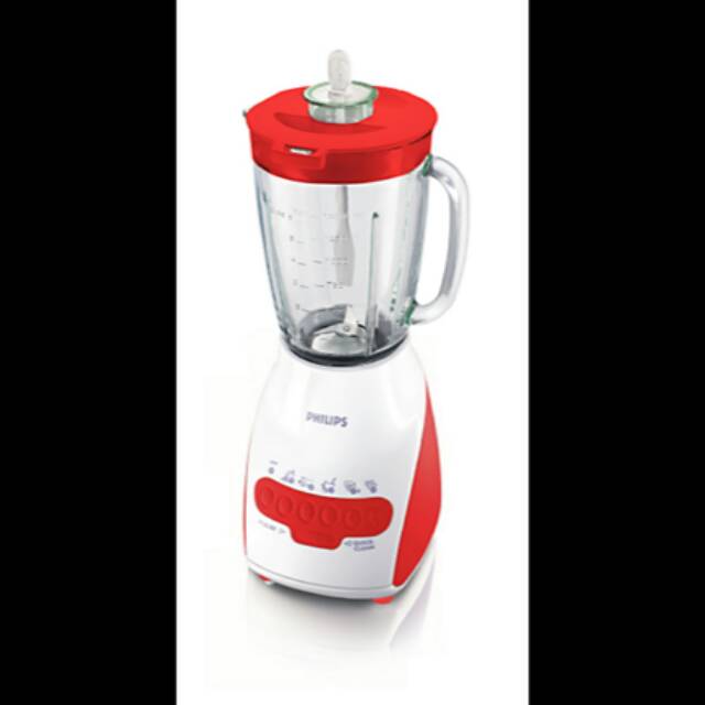 Philips Blender HR2116 Merah Red Marun Terang Glass Beling Kaca Ori, Asli, Baru, Garansi Resmi
