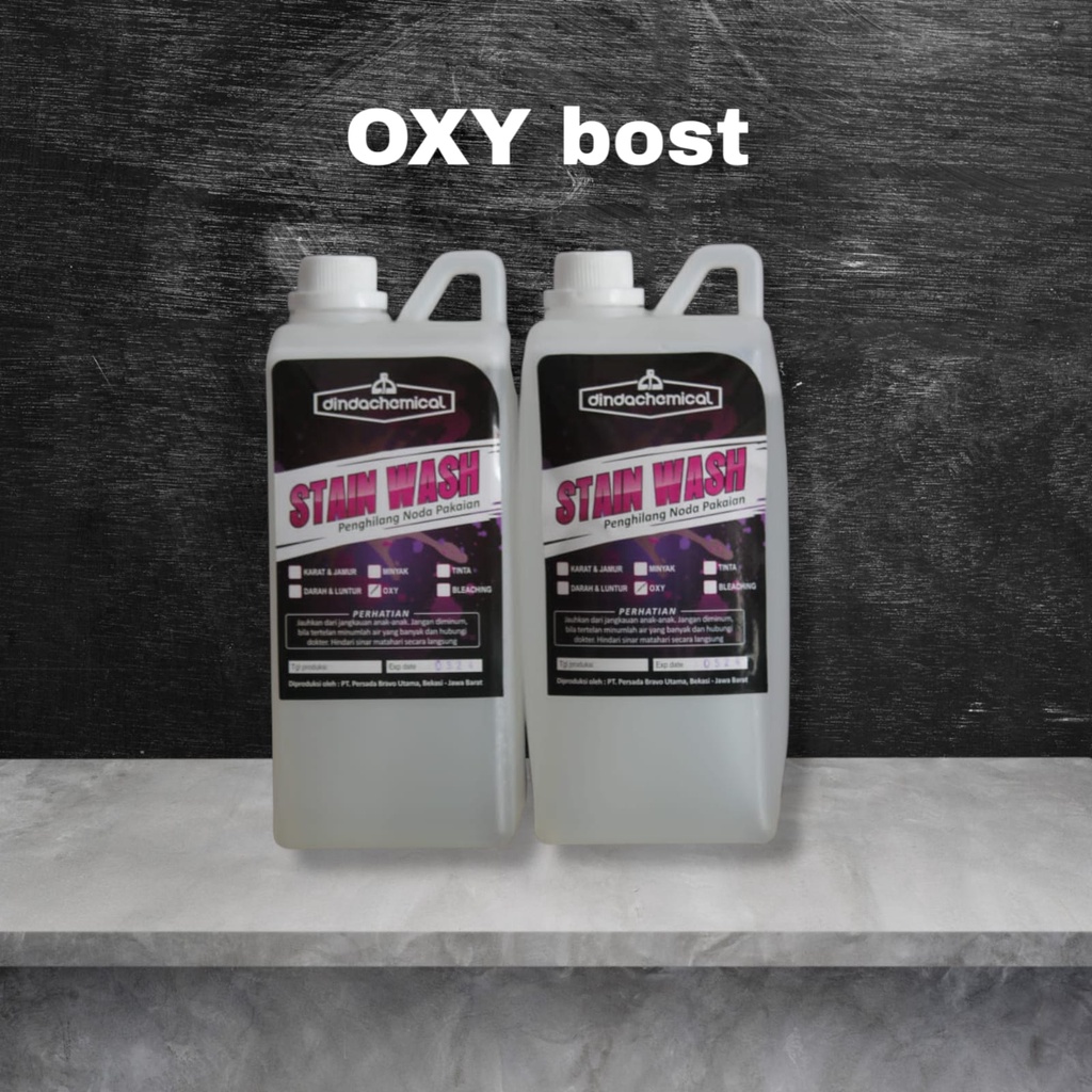 Pembersih Penghilang Noda, Stain Wash Oxy Boost 1 Liter, Pembersih noda Laundry