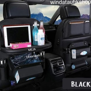 Car seat organizer mobil leather premium tas jok belakang mobil/meja multipungsi
