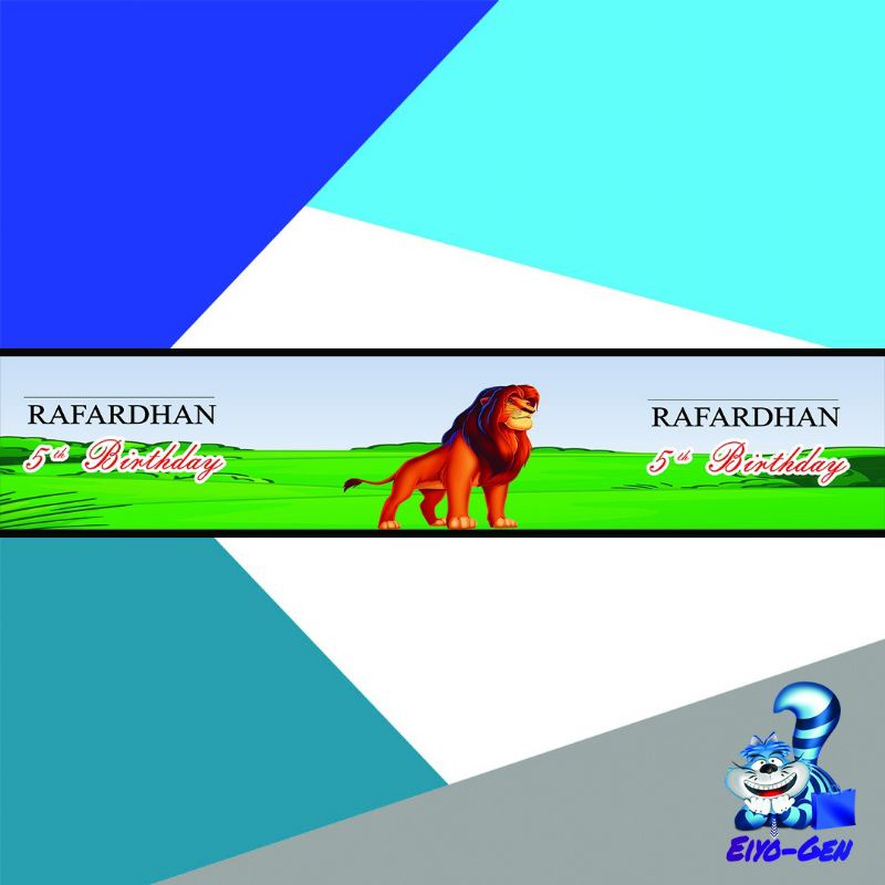 

Label Snack Ulang Tahun Lion King