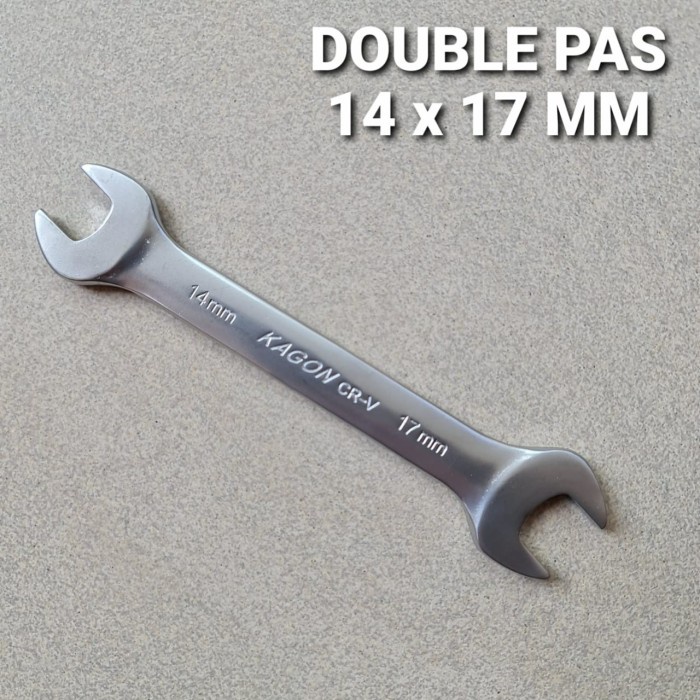 Kunci Double Pas KAGON CRV 14x17 MM