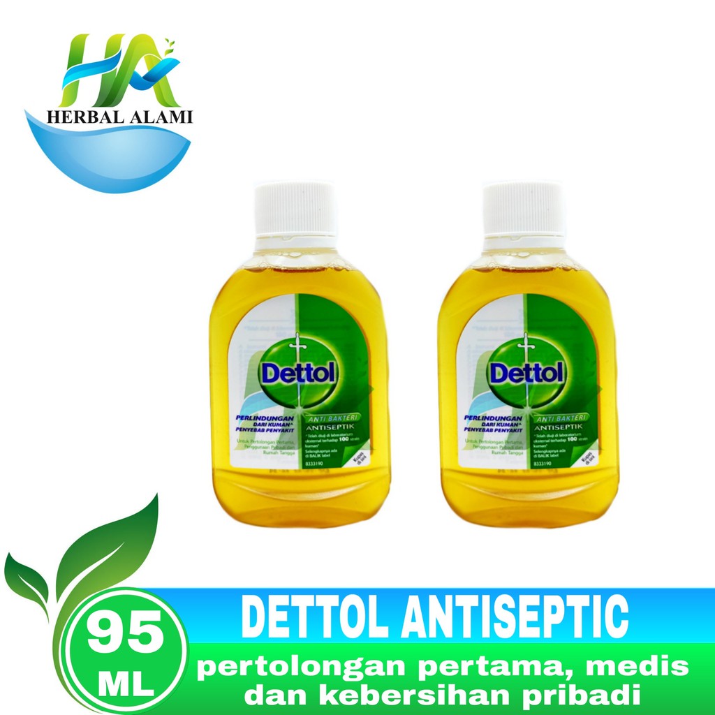 Dettol Liquid Antiseptic 95ml - Dettol Antiseptic Sabun Cair