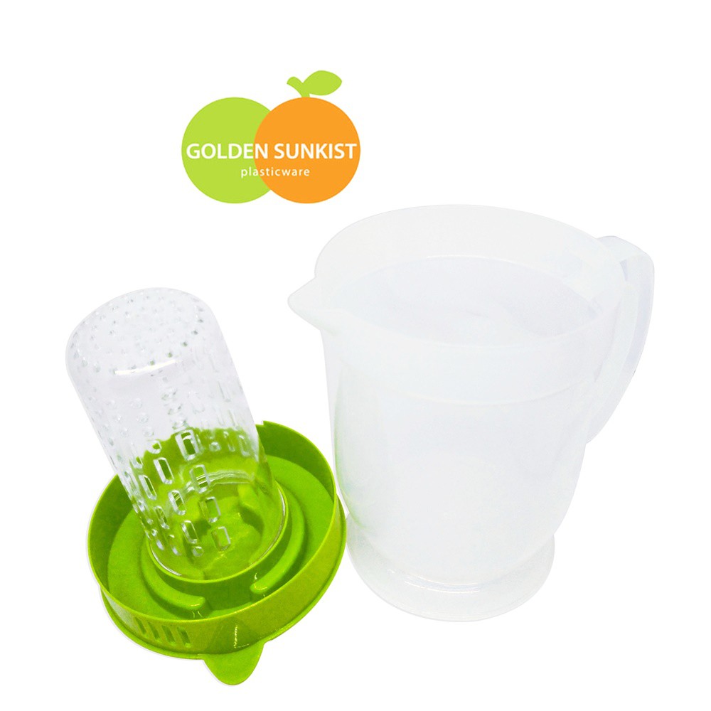 Eskan teko air minum dengan fruit infuser New