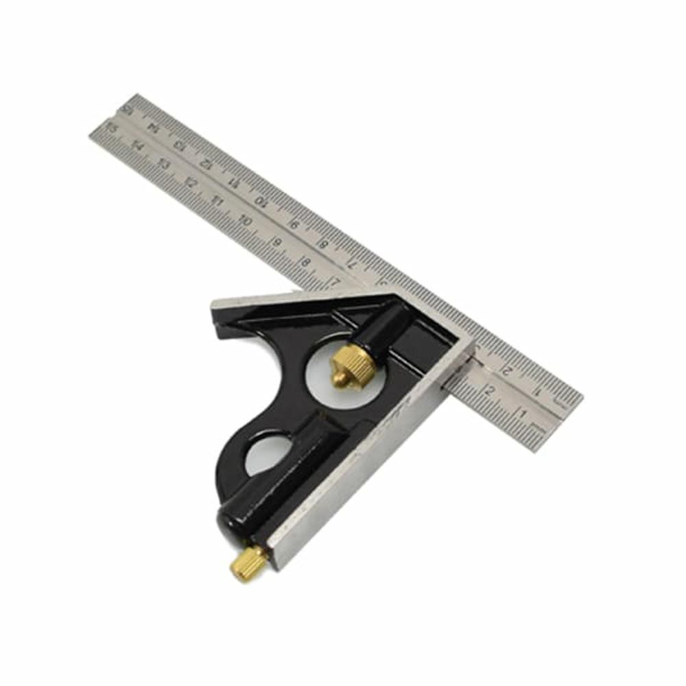 

combination square ruler 15 cm 6 inc penggaris siku teknik tukang 6 inch waterpass sudut 45 90 der