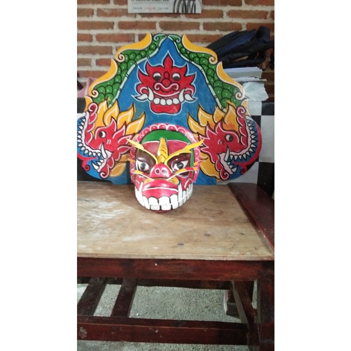 Jual Barongan Anak2 Umur 10 - Barongan devil anak2 umur 10 full set dewasa Barong Jumantoro pecut Bo