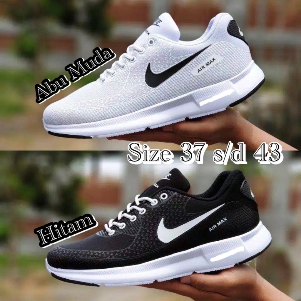 PROMO!!! SNEAKERS RUNNING OLAHRAGA NIK AIRMAX ZOOM SEPATU SPORT PRIA WANITA