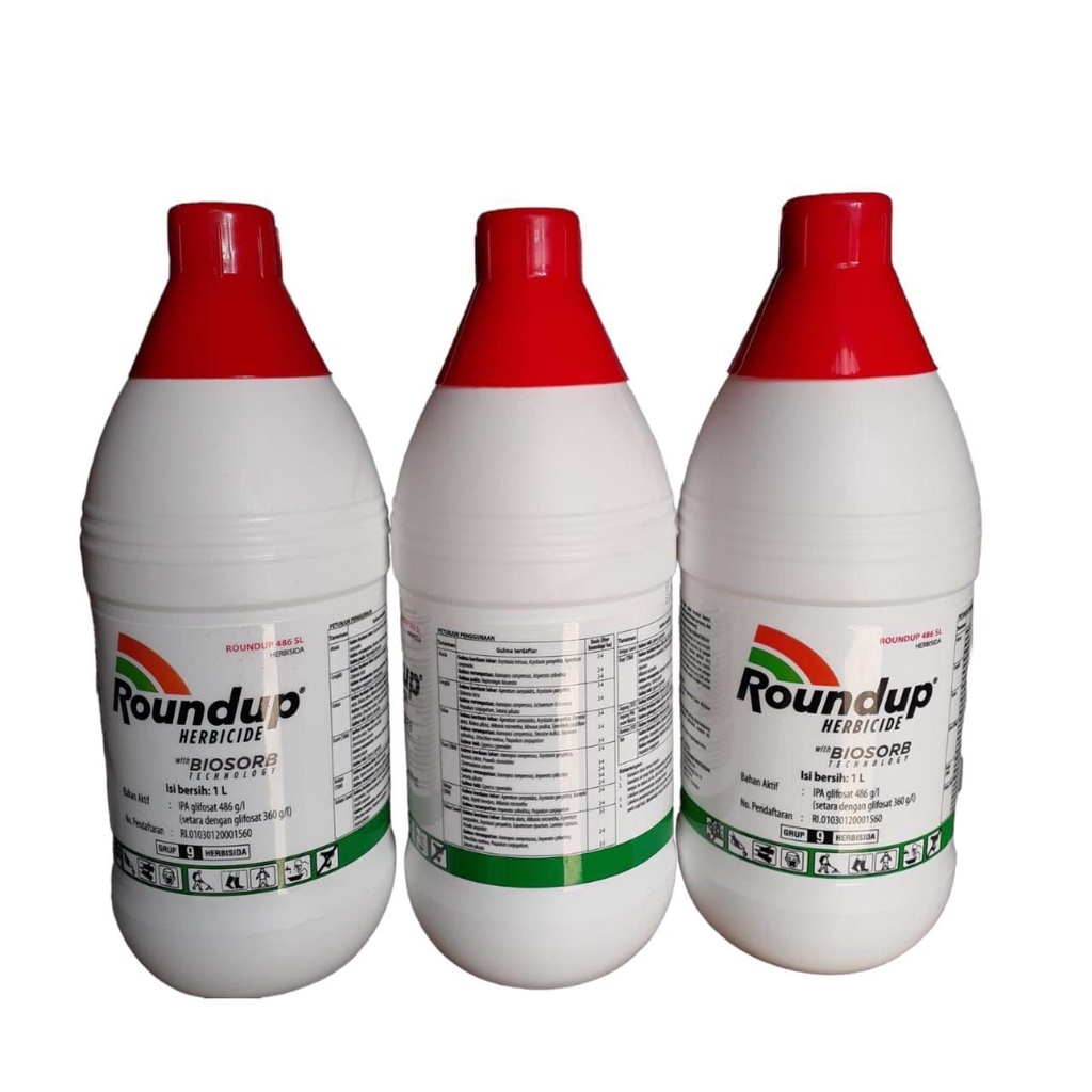 Herbisida Roundup 1 Liter 100% Original Pembasmi Rumput Sampai Ke Akar