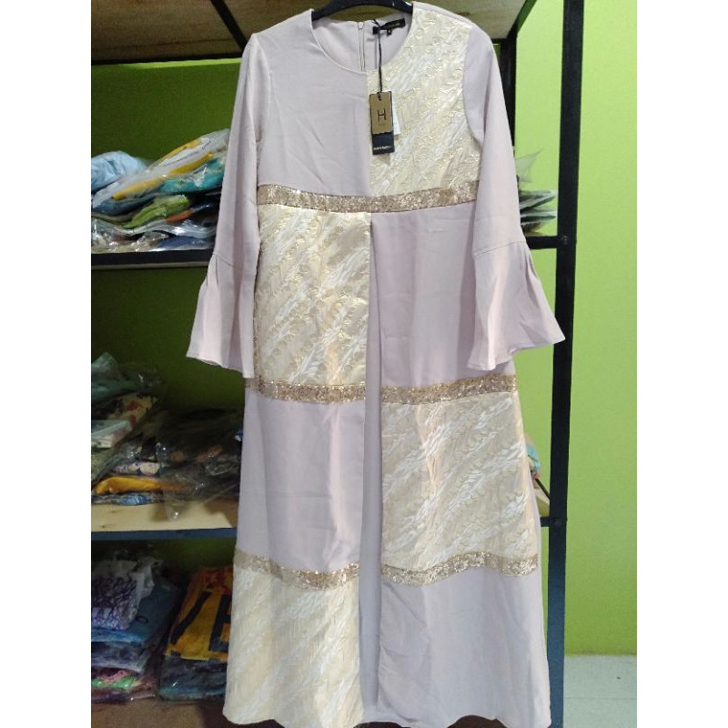 Gamis pesta muslimah premium by cardinal femme ori