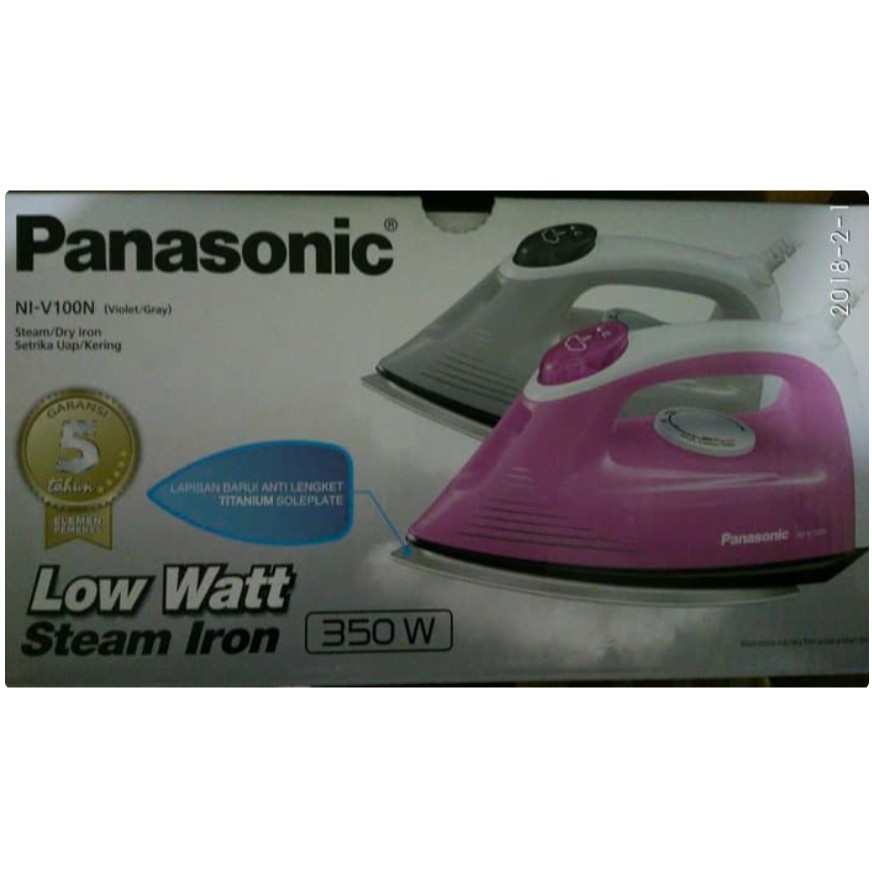 Panasonic NI-V100N Setrika Uap Dan Kering