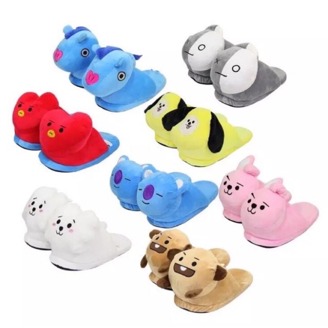 Sandal BT21 Slippers BTS Sendal Tidur Korea Kpop Sandal BT21 Slippers BTS Sendal Tidur Korea Kpop