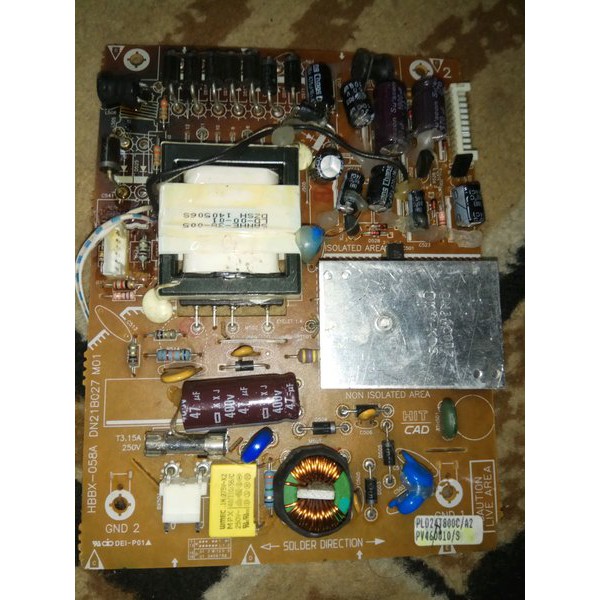 POWER SUPPLY TV POLYTRON 24T810  - PSU TV POLYTRON 24T810