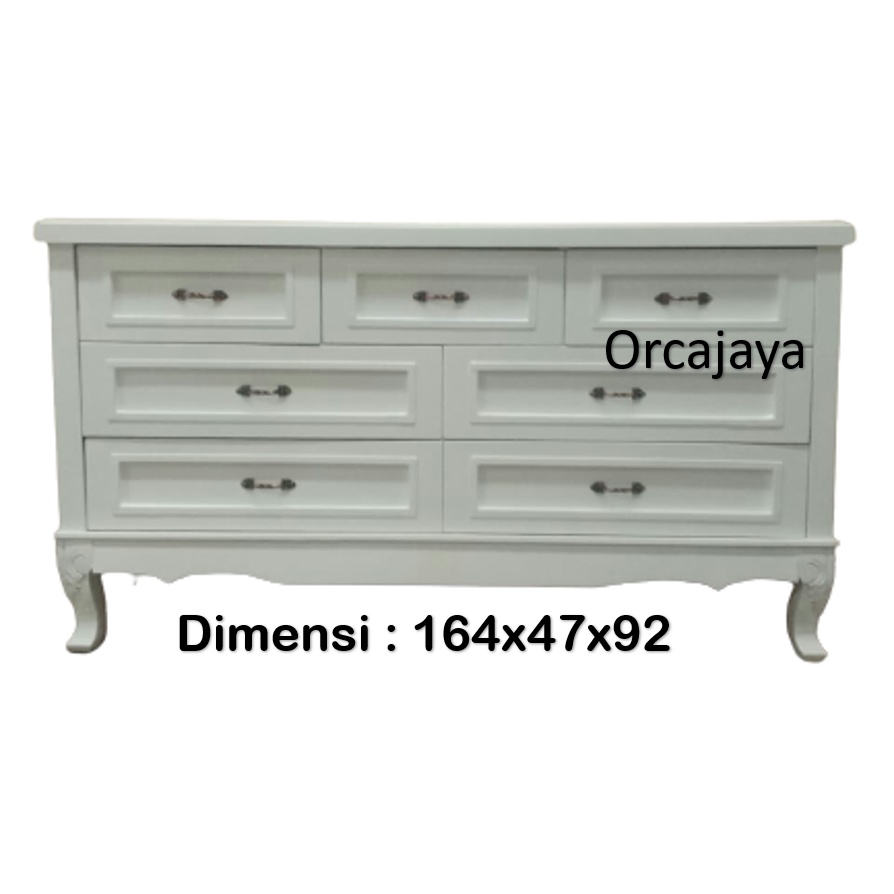 Bufet tv putih / bufet tv minimalis / orcajaya