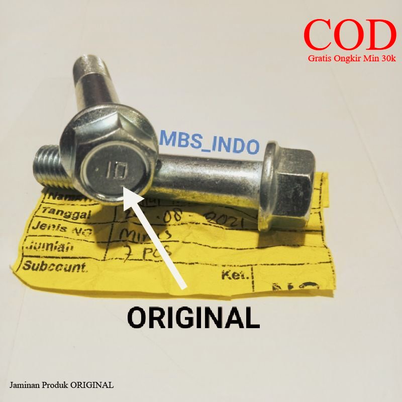 baut 14 kedudukan knalpot honda PCX , vario new original