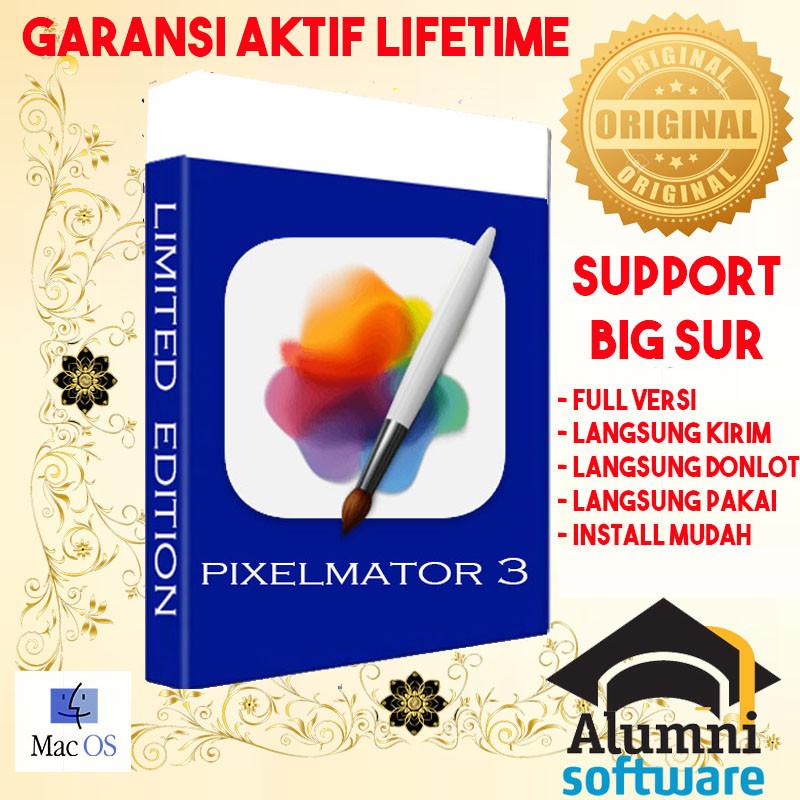 [FULL VERSION] Pixelmator 3 Mac BIG SUR - GARANSI AKTIVASI