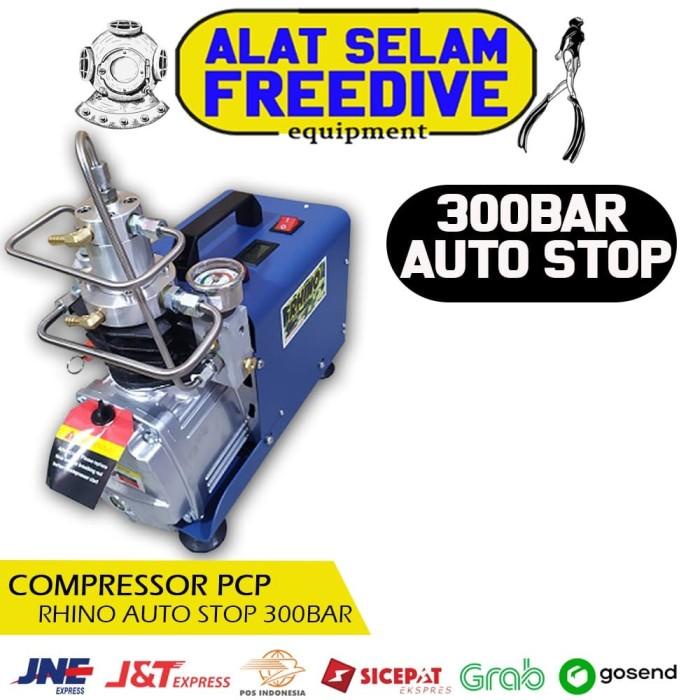 Mini Compressor Kompresor Pompa Pcp Senapan Rhino Auto Stop 300Bar