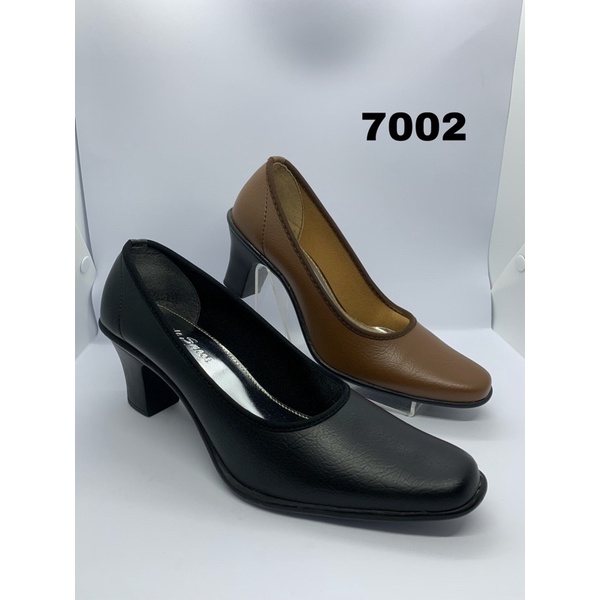 7002 - Sepatu Pansus Apple Sweet | Pantofel wanita tumit 7cm